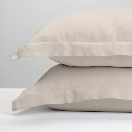 ΜΑΞΙΛΑΡΟΘΗΚΕΣ ΖΕΥΓΟΣ OXFORD SUNSHINE ΒΑΜΒΑΚΟΣΑΤΕΝ SATIN BEIGE (50x70)