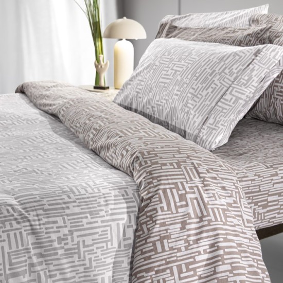 ΣΕΤ ΣΕΝΤΟΝΙΑ GUY LAROCHE CUBA GREY ΥΠΕΡΔΙΠΛΑ (2.40Χ2.65)