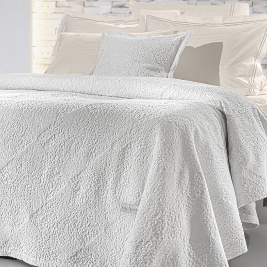 ΚΟΥΒΕΡΤΑ GUY LAROCHE PORTOBELLO WHITE KING SIZE (2.60X2.50)