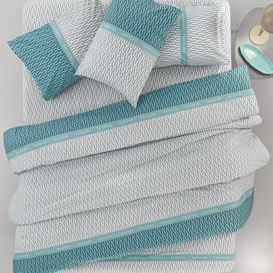 ΣΕΤ ΣΕΝΤΟΝΙΑ GUY LAROCHE STATUS PETROL ΥΠΕΡΔΙΠΛΑ (2.40Χ2.65)