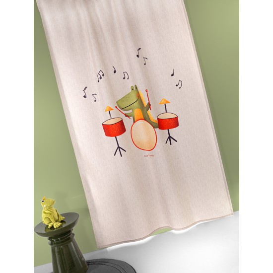 ΚΟΥΡΤΙΝΑ ΜΕ ΤΡΕΣΑ GUY LAROCHE BAND NATURAL (1.50X2.70)